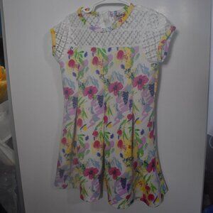 Juicy Couture Floral and Lace Dress Girls Size 5